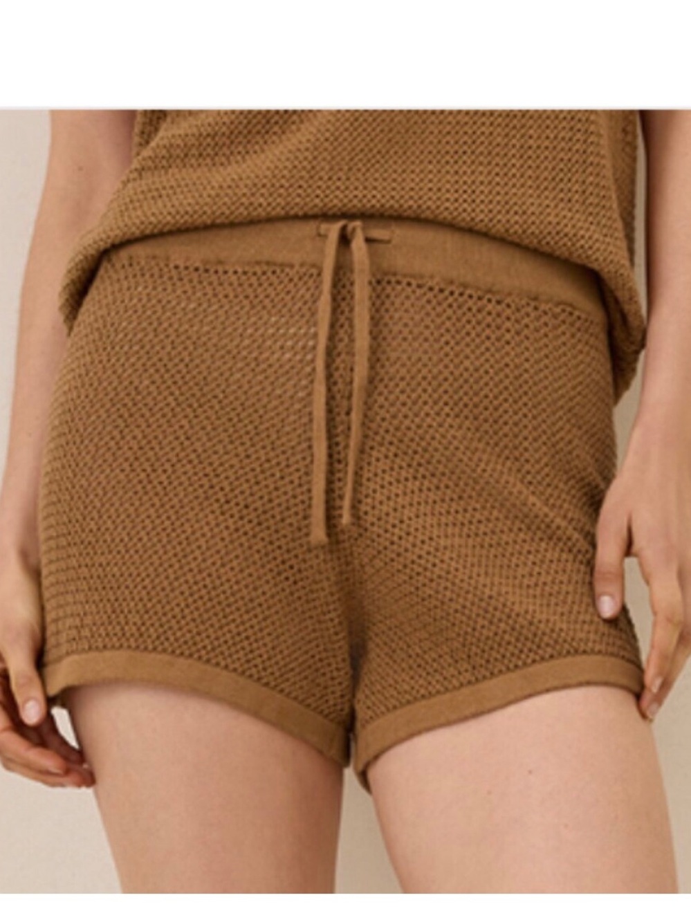 Pact Crochet Drawstring Women’s Shorts